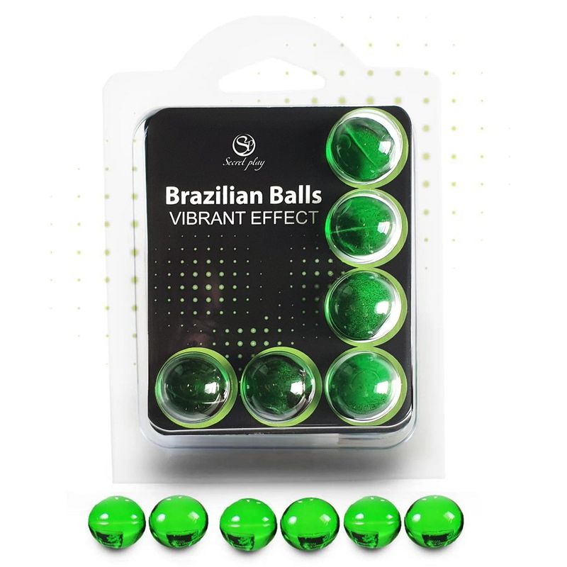 Boules de Massage Lubrifiante - Brazilian Balls Vibrator | Effet Vibration Secret Play Sensations plus