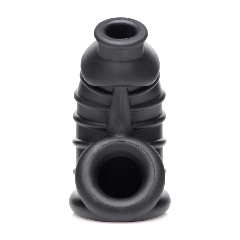 Cage de Chasteté en Silicone - Dark Chamber | Souple, Discrète & Confortable Master Series Sensations plus