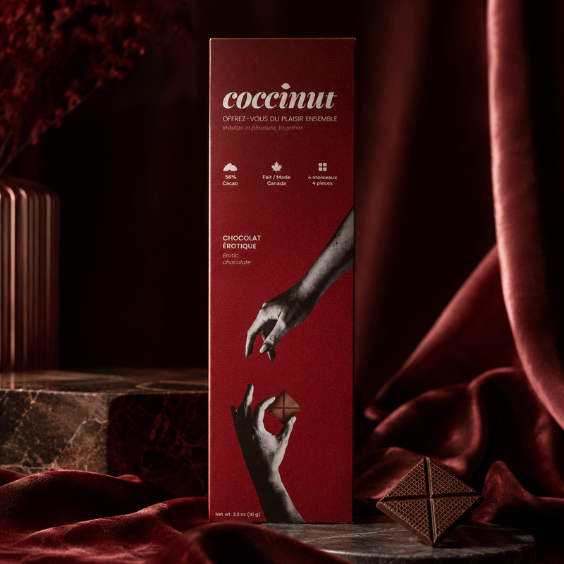 Chocolat Aphrodisiaque - Coccinut | Intensifie le Désir à Deux Coccinut Sensations plus