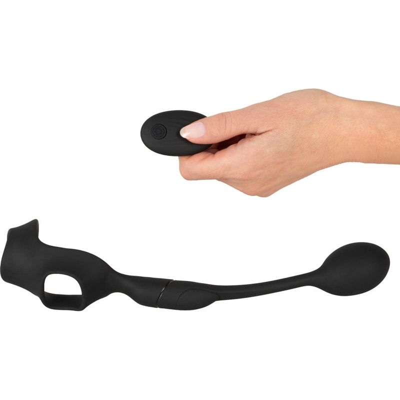 Cockring Et Plug Anal  - Rebel - Cock Ring with RC Butt Plug Rebel Sensations plus