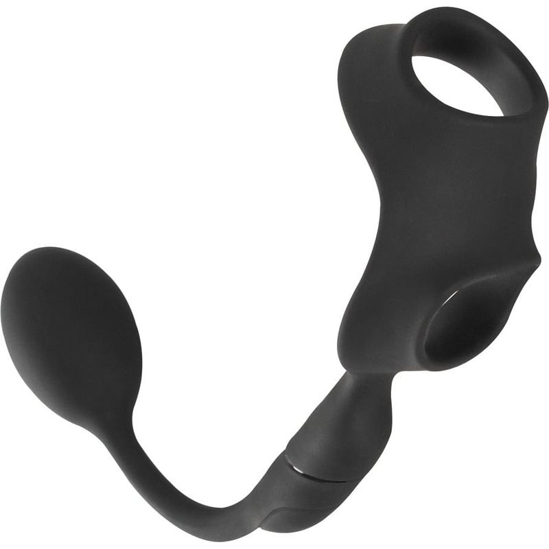 Cockring Et Plug Anal  - Rebel - Cock Ring with RC Butt Plug Rebel Sensations plus