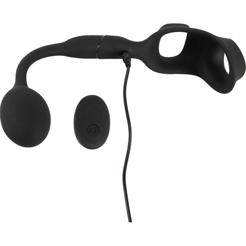 Cockring Et Plug Anal  - Rebel - Cock Ring with RC Butt Plug Rebel Sensations plus