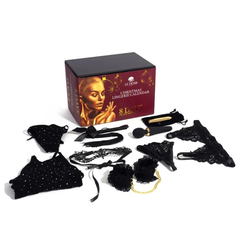 Coffret Surprises - Le Désir Sexy Lingerie Calendar | 8 Plaisirs Sensuels Régulier & Plus Le Désir Sensations plus