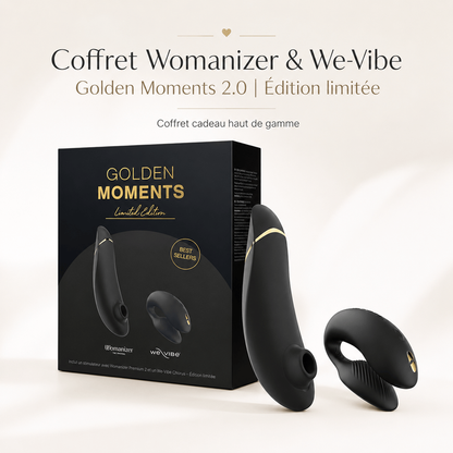 Coffret Womanizer & We-Vibe - Golden Moments 2.0 | Édition limitée Womanizer Sensations plus