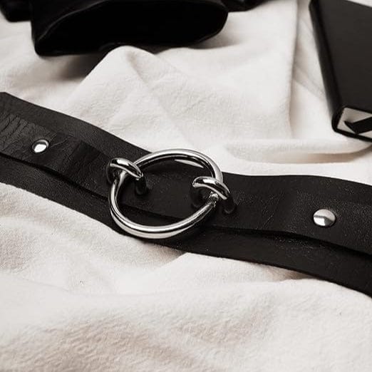 Collier d'Appartenance BDSM avec Laisse -  FetishTentation | Large, Ajustable & Sexy FetishTentation Sensations plus