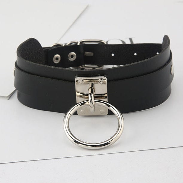 Collier d'Appartenance BDSM Large - FetishTentation | Avec anneau pour vos jeux BDSM FetishTentation Sensations plus