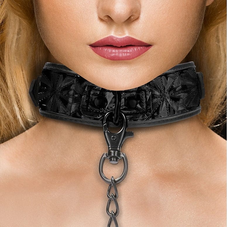 Collier de Luxe avec Laisse – Luxury Collar with Leash | Contrôle & Élégance Ouch! Luxury Sensations plus