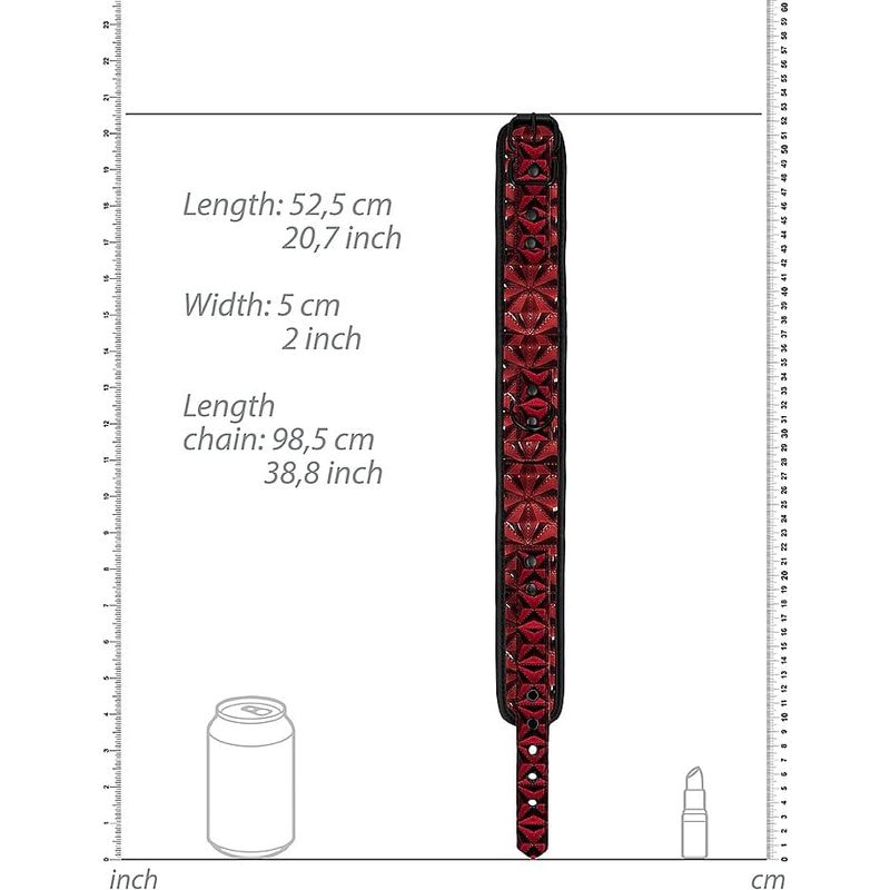 Collier de Luxe avec Laisse – Luxury Collar with Leash | Contrôle & Élégance Ouch! Luxury Sensations plus