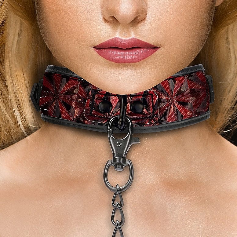 Collier de Luxe avec Laisse – Luxury Collar with Leash | Contrôle & Élégance Ouch! Luxury Sensations plus