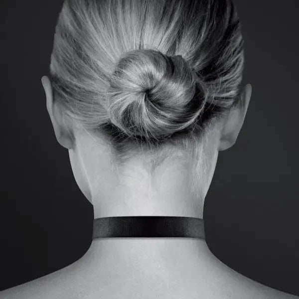 Collier Ras de Cou BDSM - Bijoux Pour Toi | Noir ou Rouge & Cadenas Cœur Inclus Bijoux pour toi Sensations plus