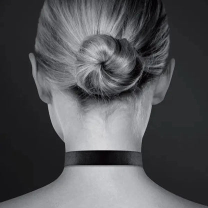 Collier Ras de Cou BDSM - Bijoux Pour Toi | Noir ou Rouge & Cadenas Cœur Inclus Bijoux pour toi Sensations plus