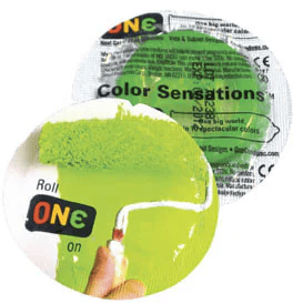 Condom - ONE Condom - Colour Sensations ONE Condom Sensations plus