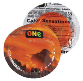 Condom - ONE Condom - Colour Sensations ONE Condom Sensations plus