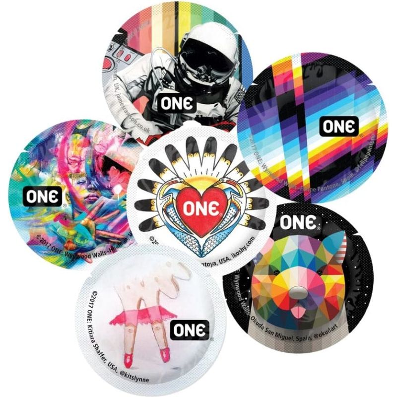 Condom - One - Extreme Ribs Artist Collection ONE Condom Sensations plus