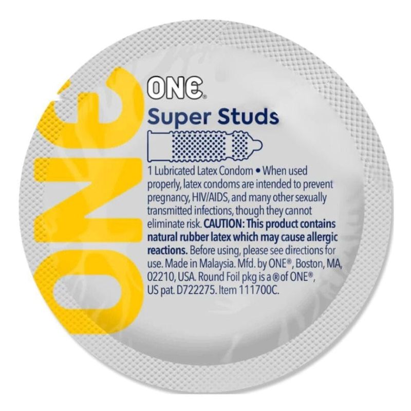 Condom - One - Super Studs ONE Condom Sensations plus