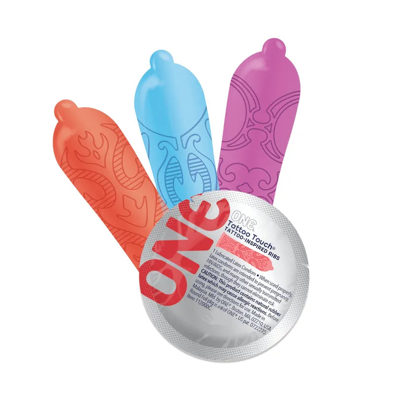 Condom - One - Tattoo Touch ONE Condom Sensations plus