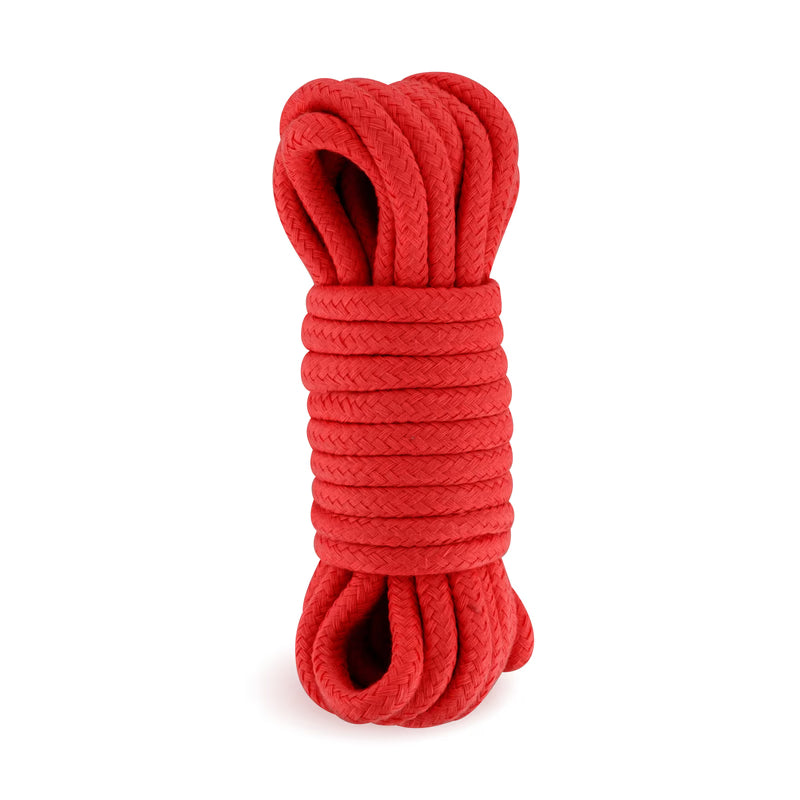 Corde de Bondage Douce 5 m - Sweet Caress Play Shibari | Coton Doux Noir ou Rouge Sweet Caress Sensations plus