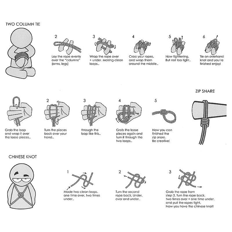 Corde japonaise 10 mètres – Japanese BDSM Rope | Shibari & bondage Ouch! B&W Sensations plus