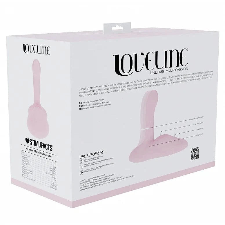 Coussin Vibrant Double Stimulation - Satisfaction | Pulse Wave & Va-et-Vient Loveline Sensations plus