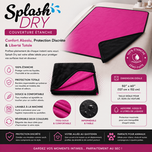 Couverture Imperméable Réversible - Splash Dry 50 x 60 po | OsezVous OsezVous Sensations plus