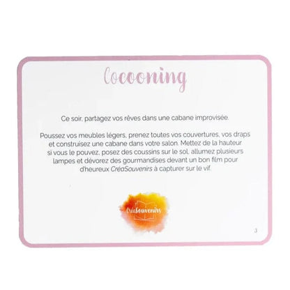 CréaSouvenirs – Le jeu de couple complice pour des souvenirs inoubliables CréaSouvenirs Sensations plus