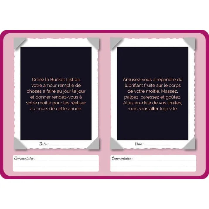 CréaSouvenirs – Le jeu de couple complice pour des souvenirs inoubliables CréaSouvenirs Sensations plus