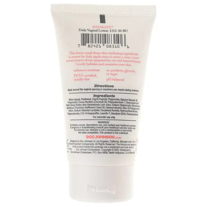 Crème Hydratante Vaginale - Doc Johnson - Hydrate Doc Johnson Sensations plus
