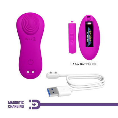 Culotte Vibrante à Distance - Pretty Love Zico | Double Stimulation Point G & Clitoris Pretty Love Sensations plus