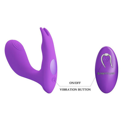Culotte Vibrante sans Fil - Pretty Love Idabelle | Pulsations Point G & Vibrations Clitoridiennes Pretty Love Sensations plus