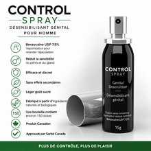 Désensibilisant Génital - Adore U - Control Spray Adore U Sensations plus