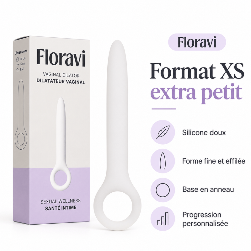 Dilatateur Vaginal XS en Silicone - Bien-être Intime | Floravi Floravi Sensations plus