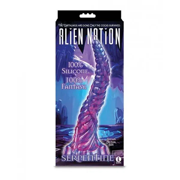 Dildo de Fantaisie - Alien Nation Serpentine | Silicone & Ventouse Alien Nation Sensations plus