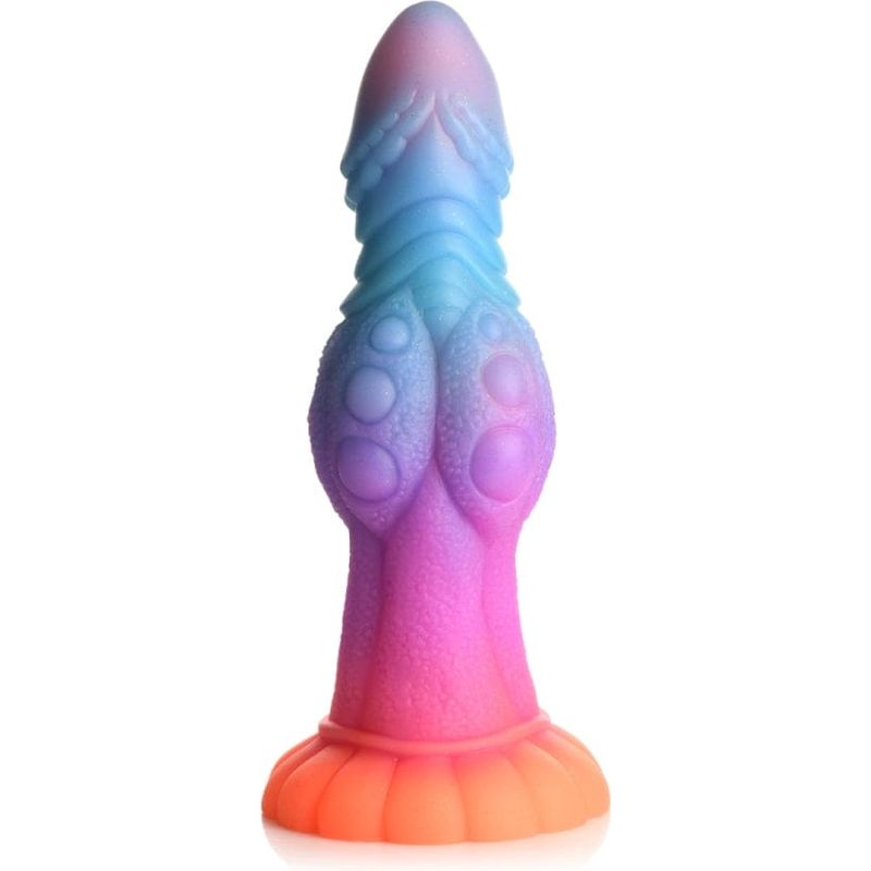 Dildo de Fantaisie - Creature Cocks - Galactic Glow in The Dark Alien Creature Cocks Sensations plus