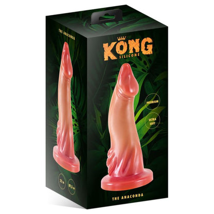 Dildo de Fantaisie - The Anaconda | Silicone Ultra-Réaliste & Ventouse Puissante KONG Silicone Sensations plus