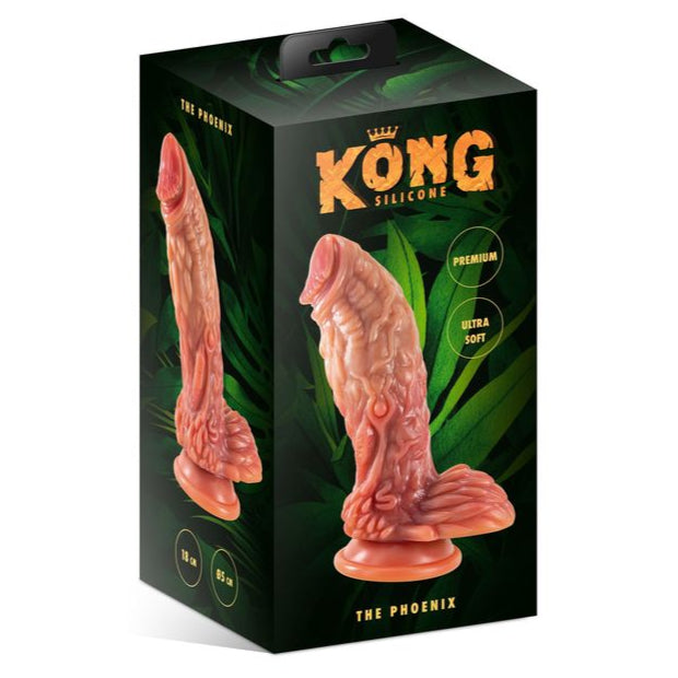 Dildo de Fantaisie - The Phoenix | Dildo Monstrueux en Silicone & Ventouse Kong silicone Sensations plus