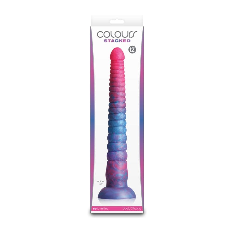 Dildo de Fantaisies - Ns Novelties - Colours Stacked - 12'' Sensations Plus Sensations plus