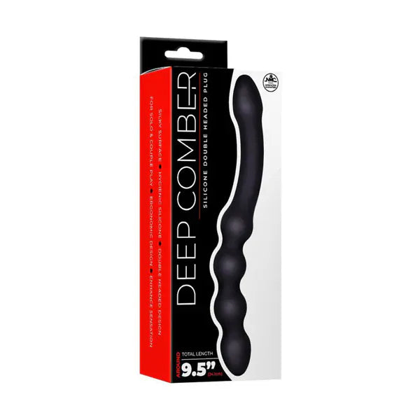 Dildo Double en Silicone - Deep Comber NMC | Texture Lisse & Perlée Excellent Power Sensations plus