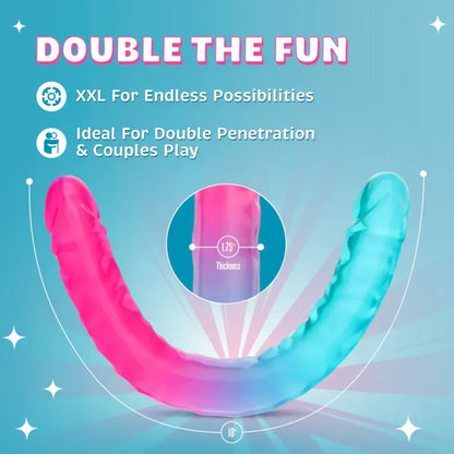 Dildo Double Réaliste - Candy Papi B Yours | Format XXL & Souple Blush Novelties Sensations plus