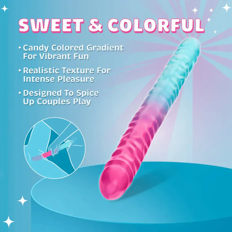 Dildo Double Réaliste - Candy Papi B Yours | Format XXL & Souple Blush Novelties Sensations plus