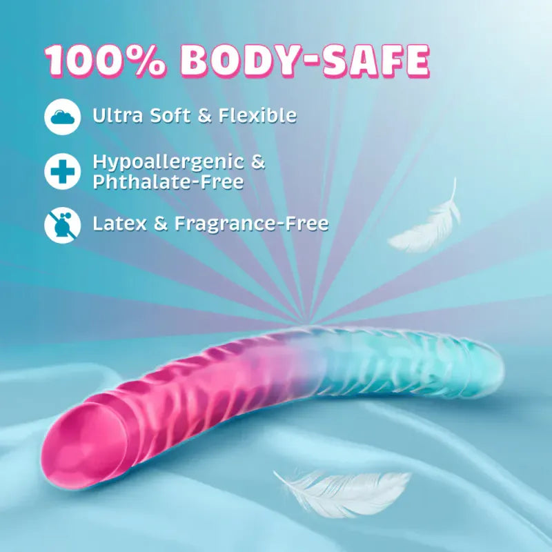 Dildo Double Réaliste - Candy Papi B Yours | Format XXL & Souple Blush Novelties Sensations plus