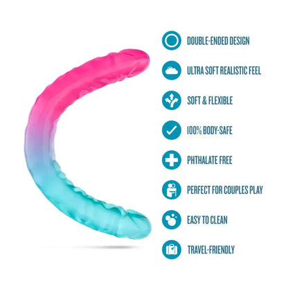 Dildo Double XXL 17,75 po - B Yours Candy Papi | Blush Novelties Blush Novelties Sensations plus