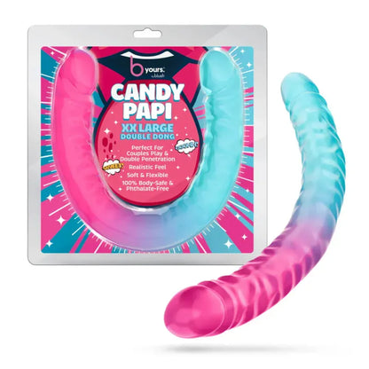 Dildo Double XXL 17,75 po - B Yours Candy Papi | Blush Novelties Blush Novelties Sensations plus