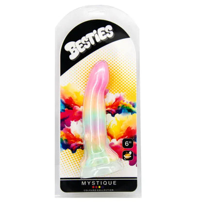 Dildo Incurvé en Silicone - Mystique Besties | Colourz Collection Besties Sensations plus