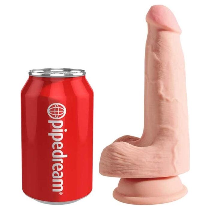 Dildo - King Cock Plus - 5 pouces - Avec Testicules Pipedream Sensations plus