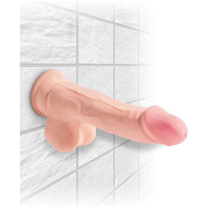 Dildo - King Cock Plus - 7.5 pouces - Avec Testicules Pipedream Sensations plus
