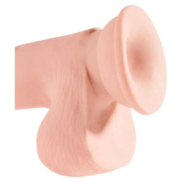 Dildo - King Cock Plus - 7.5 pouces - Avec Testicules Pipedream Sensations plus