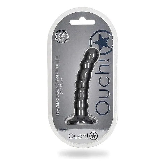 Dildo Perlé - Ouch! - Beaded G-Spot Dildo - 5 Pouces Ouch! Sensations plus