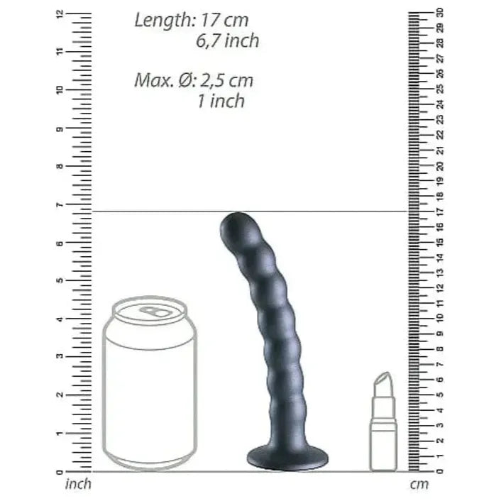Dildo Perlé - Ouch! - Beaded G-Spot Dildo - 6.5 Pouces Ouch! Sensations plus