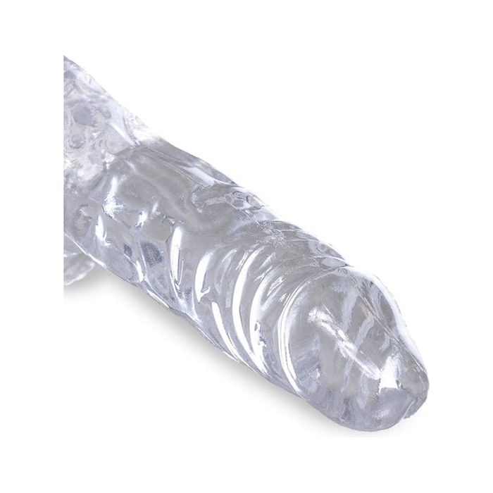 Dildo Réalisme - Pipedream - King Cock Clear 4" Cock with Balls Pipedream Sensations plus
