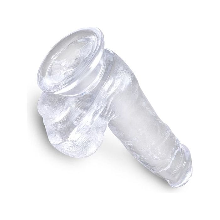 Dildo Réalisme - Pipedream - King Cock Clear 6" Cock with Balls Pipedream Sensations plus